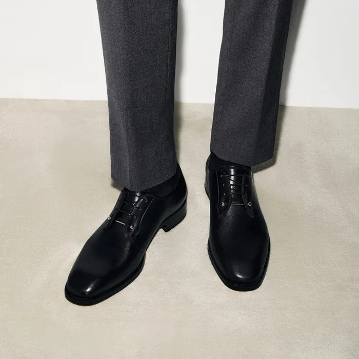 Christian Louboutin Buckles and Laceups Men Chambeliss Derbies 8211 Calf Leather 8211 Black Christian Louboutin Buckles and Laceups Men Chambeliss Derbies 8211 Calf Leather 8211 Black