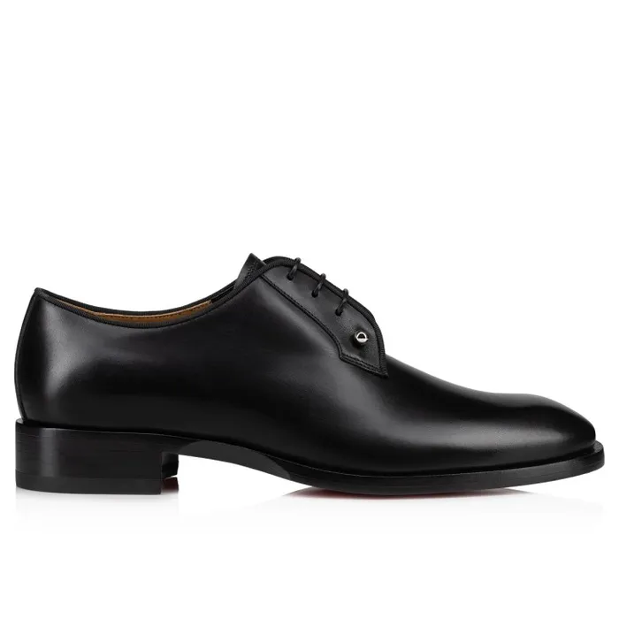 Christian Louboutin Buckles and Laceups Men Chambeliss Derbies 8211 Calf Leather 8211 Black
