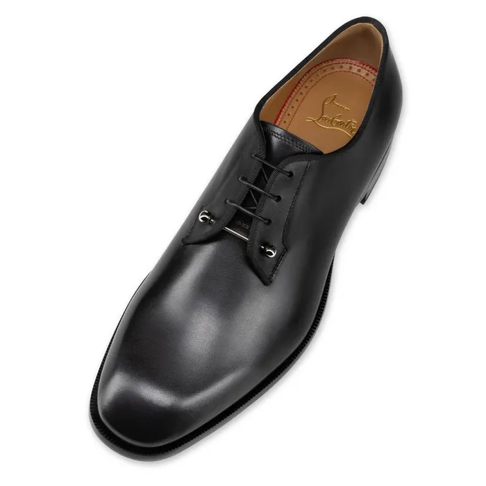 Christian Louboutin Buckles and Laceups Men Chambeliss Derbies 8211 Calf Leather 8211 Black