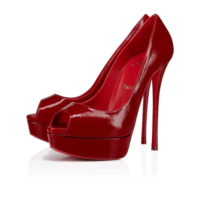 Christian Louboutin Pumps Women Fetish Peep 150 Mm Pumps 8211 Vog Patent Leather 8211 Loubi Christian Louboutin Pumps Women Fetish Peep 150 Mm Pumps 8211 Vog Patent Leather 8211 Loubi