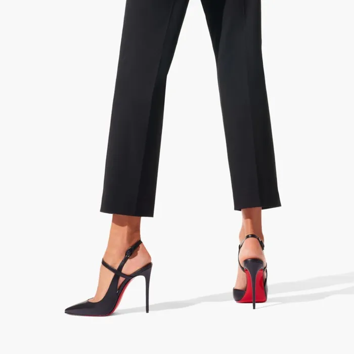 Christian Louboutin Pumps Women Jenlove 100 Mm Strappy Pumps 8211 Leather 8211 Black