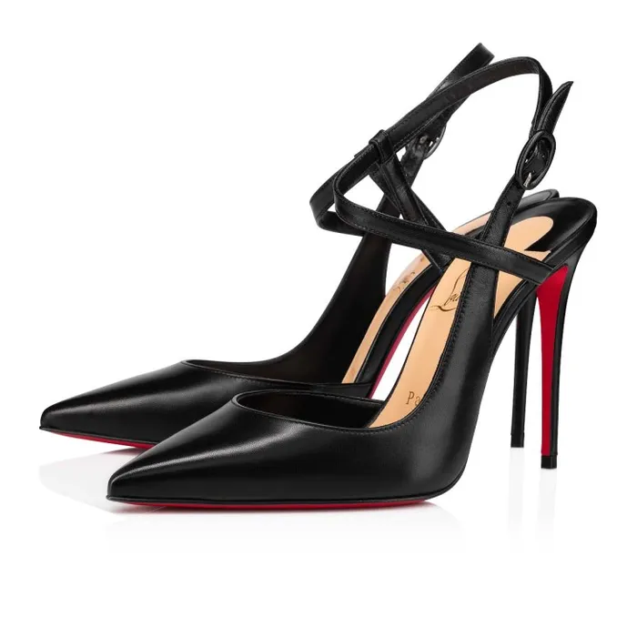Christian Louboutin Pumps Women Jenlove 100 Mm Strappy Pumps 8211 Leather 8211 Black