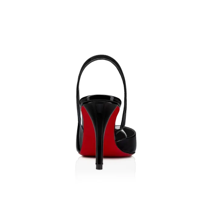 Christian Louboutin Pumps Women Posticha 80 Mm Sling Back Pumps 8211 Patent Calf Leather Et PVC 8211 Black