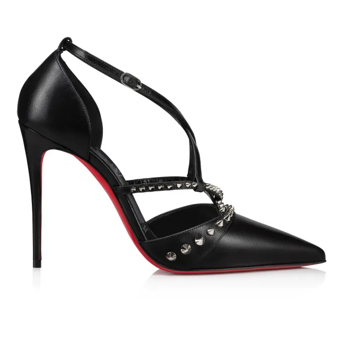 Christian Louboutin Pumps Women Tatooshka Spikes Pump 100 Mm Pumps 8211 Kid Leather And Spikes 8211 Black