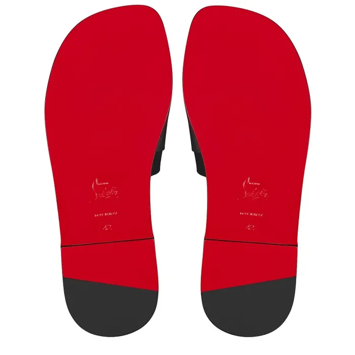 Christian Louboutin Sandals and Espadrilles Men Chambelimule Mules 8211 Calf Leather 8211 Black