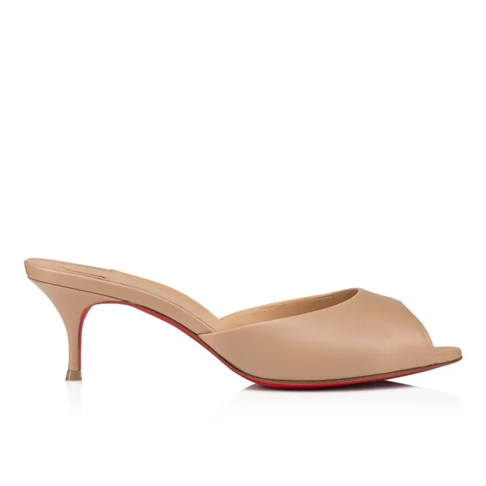 Christian Louboutin Sandals and Slides Women Me Dolly 55 Mm Mules 8211 Nappa Leather 8211 Blush