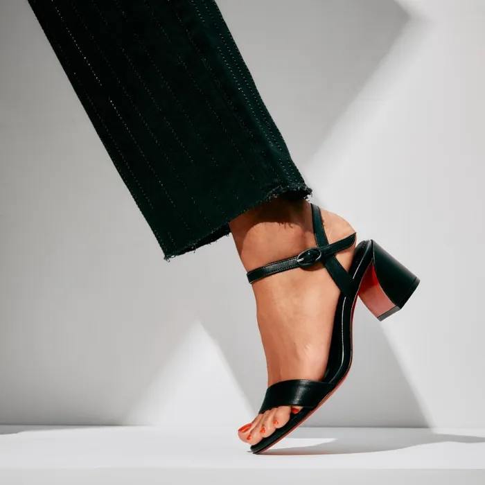 Christian Louboutin Sandals and Slides Women Miss Jane Sandal 55mm Sandals 8211 Nappa Leather 8211 Black Christian Louboutin Sandals and Slides Women Miss Jane Sandal 55mm Sandals 8211 Nappa Leather 8211 Black