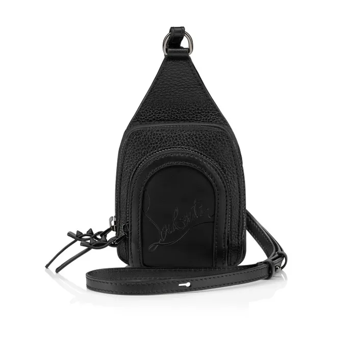 Christian Louboutin Shoulder Bags WomenMen Loubifunk Mini Crossbody Bag 8211 Smooth Calf Leather And Grained Calf Leather 8211 Black Christian Louboutin Shoulder Bags WomenMen Loubifunk Mini Crossbody Bag 8211 Smooth Calf Leather And Grained Calf Leather 8211 Black