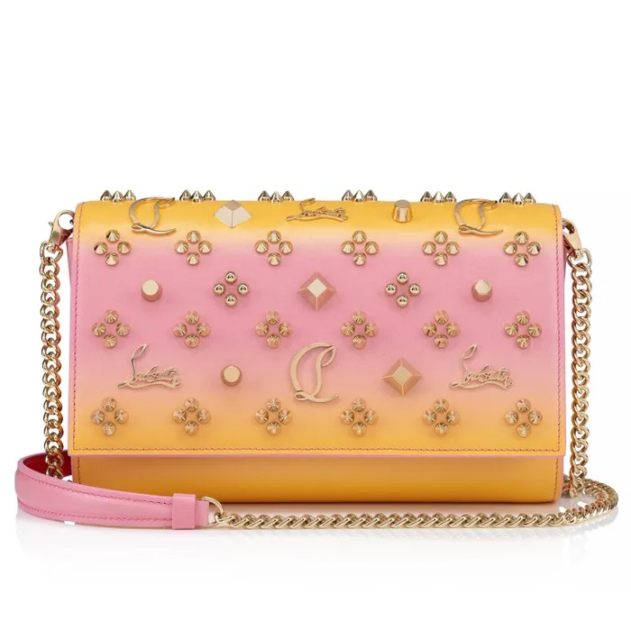 Christian Louboutin Shoulder Bags Women Paloma Clutch 8211 Gradient Calf Leather And Spikes Loubinthesky 8211 Degraftersun Christian Louboutin Shoulder Bags Women Paloma Clutch 8211 Gradient Calf Leather And Spikes Loubinthesky 8211 Degraftersun
