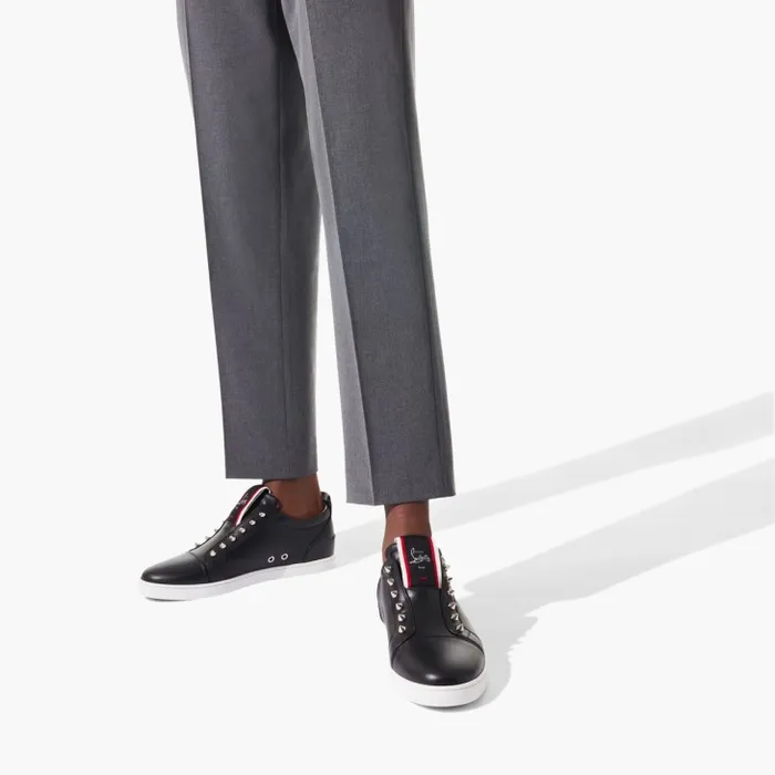 Christian Louboutin Sneakers Men FAV Fique A Vontade Sneakers 8211 Calf Leather 8211 Black Christian Louboutin Sneakers Men FAV Fique A Vontade Sneakers 8211 Calf Leather 8211 Black