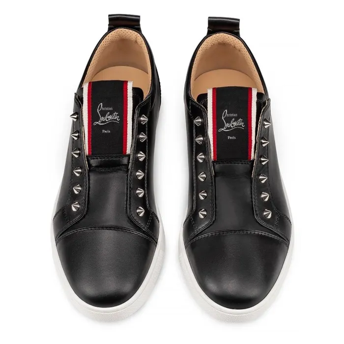 Christian Louboutin Sneakers Men FAV Fique A Vontade Sneakers 8211 Calf Leather 8211 Black