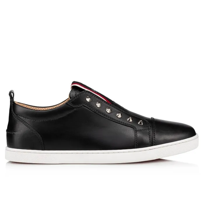 Christian Louboutin Sneakers Men FAV Fique A Vontade Sneakers 8211 Calf Leather 8211 Black
