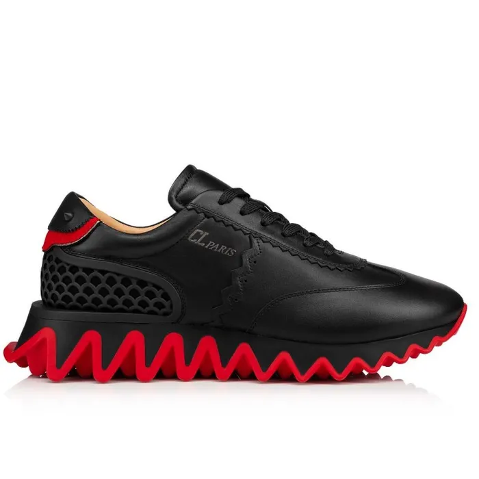 Christian Louboutin Sneakers Men Loubishark Sneakers 8211 Calf Leather 8211 Black