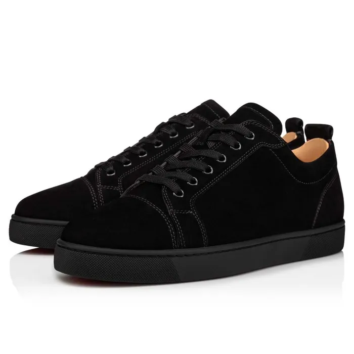 Christian Louboutin Sneakers Men Louis Junior Sneakers 8211 Veau Velours 8211 Black Christian Louboutin Sneakers Men Louis Junior Sneakers 8211 Veau Velours 8211 Black