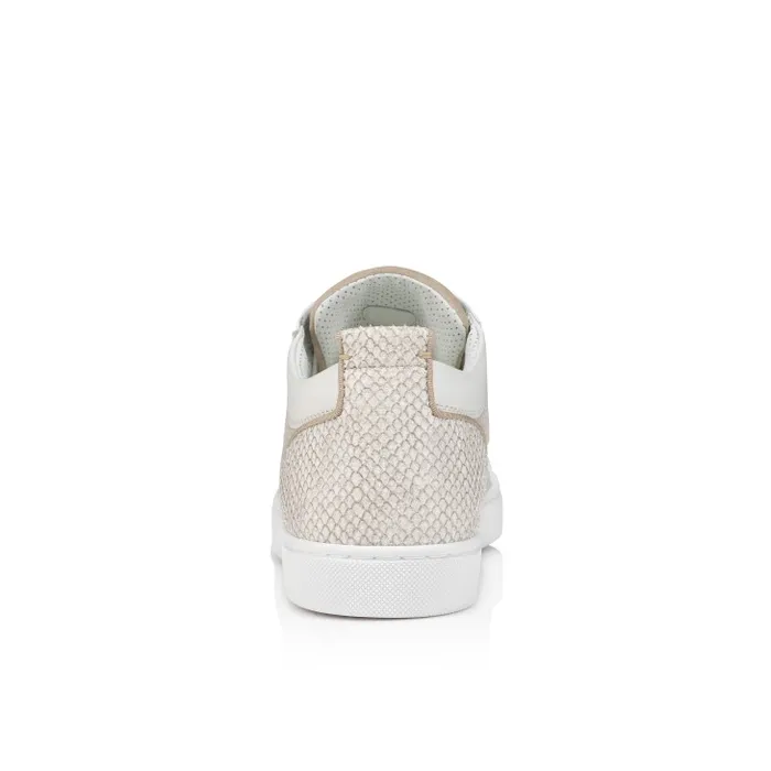 Christian Louboutin Sneakers Men Rantulow Orlato Sneakers 8211 Veau Velours Damier Canva And Calf Leather 8211 Natural