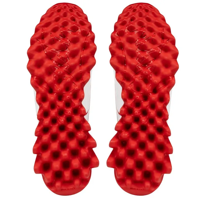 Christian Louboutin Sneakers Men Sharkyloub SP Spikes Sneakers 8211 Calf Leather Neoprene And Spikes 8211 White