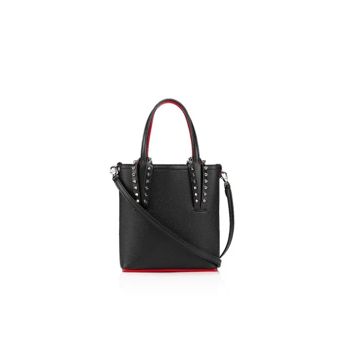Christian Louboutin Totes Women Cabata NS Mini Tote Bag 8211 Calf Leather 8211 Black