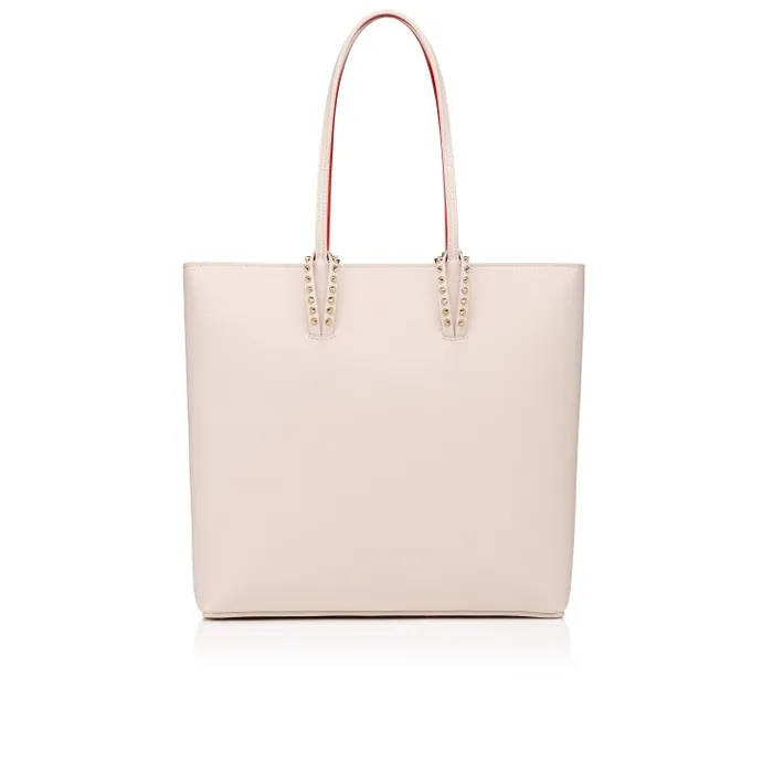 Christian Louboutin Totes Women Cabata Tote Bag 8211 Grained Calf Leather 8211 Leche