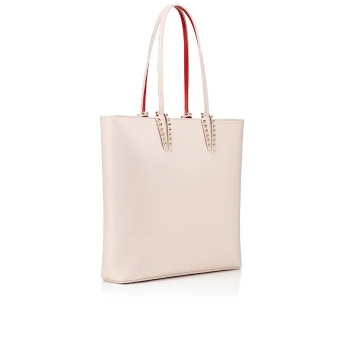 Christian Louboutin Totes Women Cabata Tote Bag 8211 Grained Calf Leather 8211 Leche