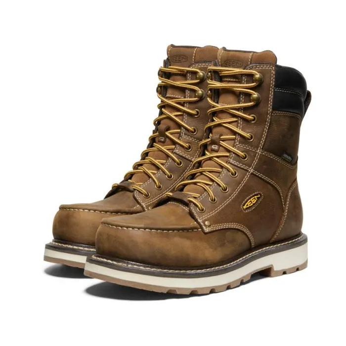 Cincinnati 8quot Waterproof 90 Heel Boot CarbonFiber Toe Men KEEN Work Boots and Shoes Cincinnati 8quot Waterproof 90 Heel Boot CarbonFiber Toe Men KEEN Work Boots and Shoes