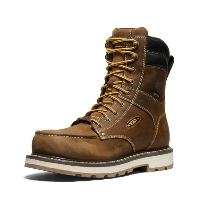 Cincinnati 8quot Waterproof 90 Heel Boot CarbonFiber Toe Men KEEN Work Boots and Shoes Cincinnati 8quot Waterproof 90 Heel Boot CarbonFiber Toe Men KEEN Work Boots and Shoes