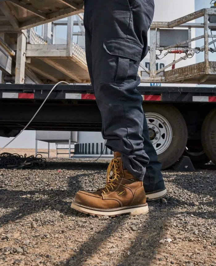 Cincinnati 8quot Waterproof 90 Heel Boot CarbonFiber Toe Men KEEN Work Boots and Shoes Cincinnati 8quot Waterproof 90 Heel Boot CarbonFiber Toe Men KEEN Work Boots and Shoes