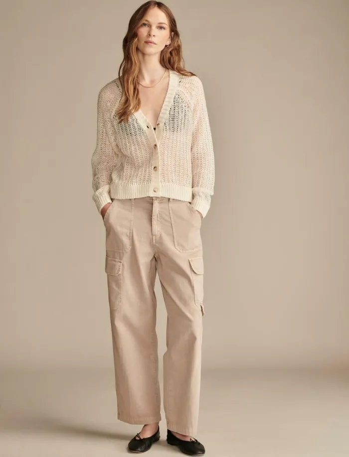 Clean Twill Cargo Pant Washed Blush Women Lucky Brand Pants