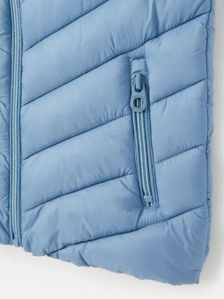 Coats and Jackets Girls Joules Blue Showerproof Quilted Gilet