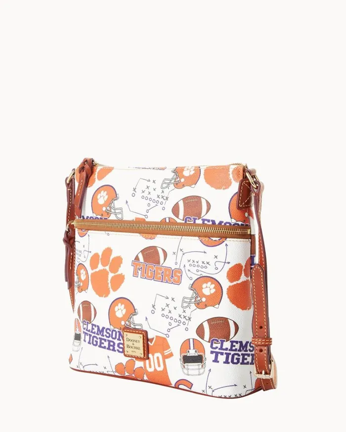 Collegiate Clemson University Crossbody Clemson Women Dooney and Bourke Crossbodies Collegiate Clemson University Crossbody Clemson Women Dooney and Bourke Crossbodies