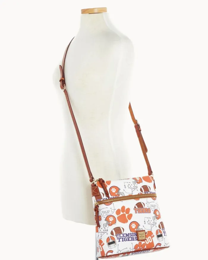 Collegiate Clemson University Crossbody Clemson Women Dooney and Bourke Crossbodies Collegiate Clemson University Crossbody Clemson Women Dooney and Bourke Crossbodies
