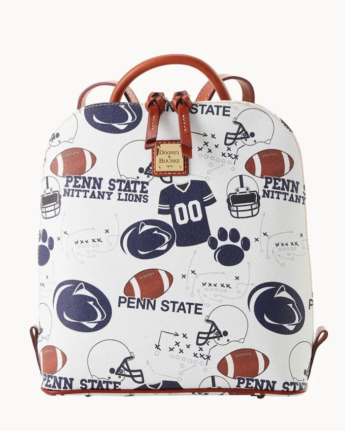 Collegiate Penn State University Zip Pod Backpack Penn State Women Dooney and Bourke Backpacks Collegiate Penn State University Zip Pod Backpack Penn State Women Dooney and Bourke Backpacks