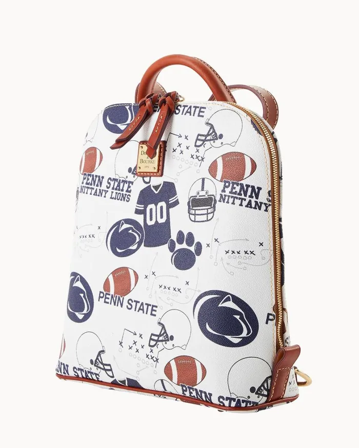 Collegiate Penn State University Zip Pod Backpack Penn State Women Dooney and Bourke Backpacks Collegiate Penn State University Zip Pod Backpack Penn State Women Dooney and Bourke Backpacks