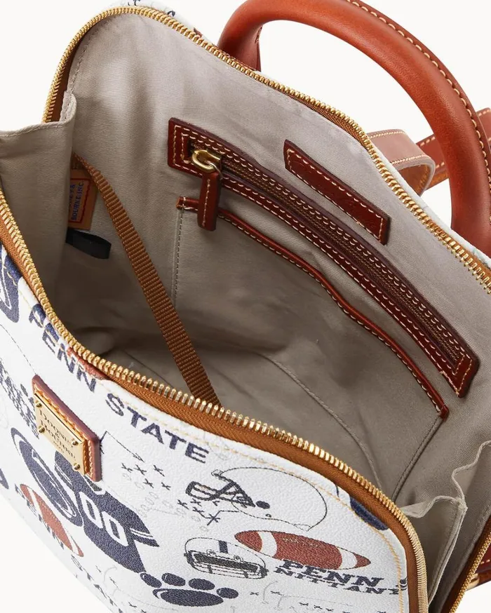 Collegiate Penn State University Zip Pod Backpack Penn State Women Dooney and Bourke Backpacks Collegiate Penn State University Zip Pod Backpack Penn State Women Dooney and Bourke Backpacks