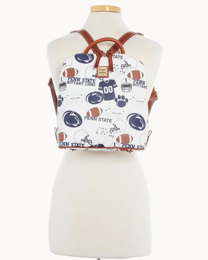 Collegiate Penn State University Zip Pod Backpack Penn State Women Dooney and Bourke Backpacks Collegiate Penn State University Zip Pod Backpack Penn State Women Dooney and Bourke Backpacks