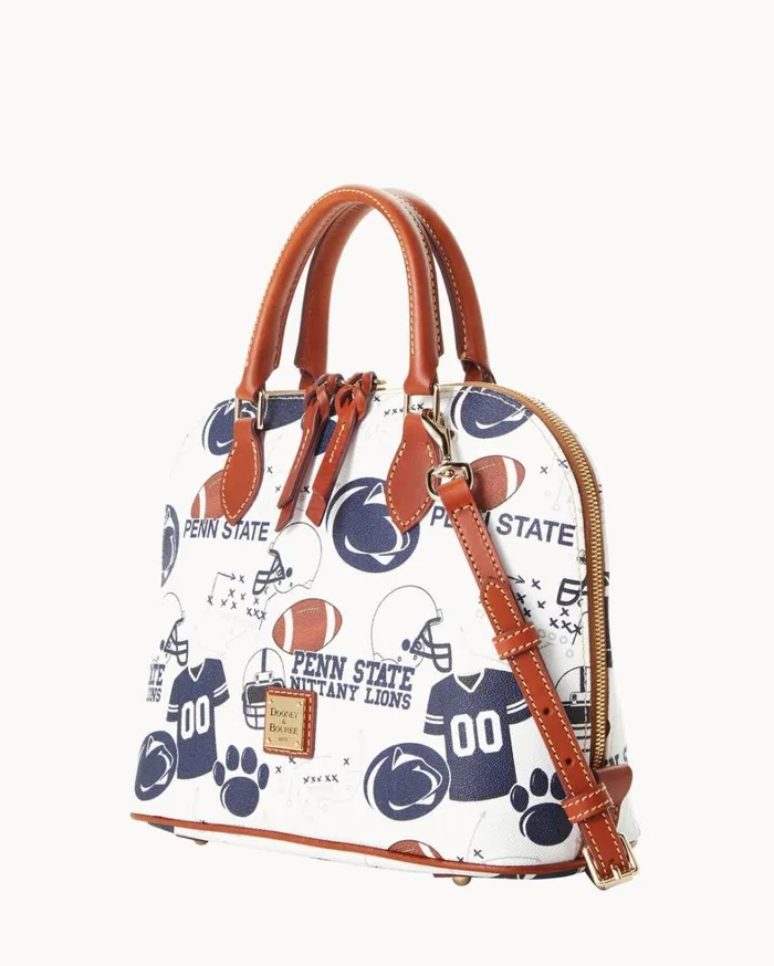Collegiate Penn State University Zip Zip Satchel Penn State Women Dooney and Bourke Satchels Collegiate Penn State University Zip Zip Satchel Penn State Women Dooney and Bourke Satchels