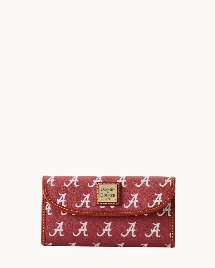 Collegiate University Of Alabama Continental Clutch Alabama Women Dooney and Bourke Wallets Collegiate University Of Alabama Continental Clutch Alabama Women Dooney and Bourke Wallets