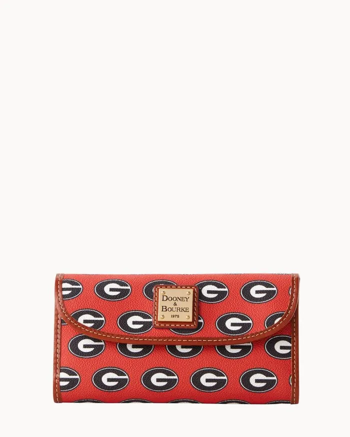 Collegiate University Of Georgia Continental Clutch U Of Georgia Women Dooney and Bourke Wallets Collegiate University Of Georgia Continental Clutch U Of Georgia Women Dooney and Bourke Wallets