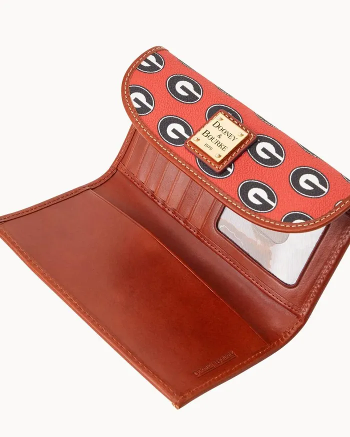 Collegiate University Of Georgia Continental Clutch U Of Georgia Women Dooney and Bourke Wallets Collegiate University Of Georgia Continental Clutch U Of Georgia Women Dooney and Bourke Wallets
