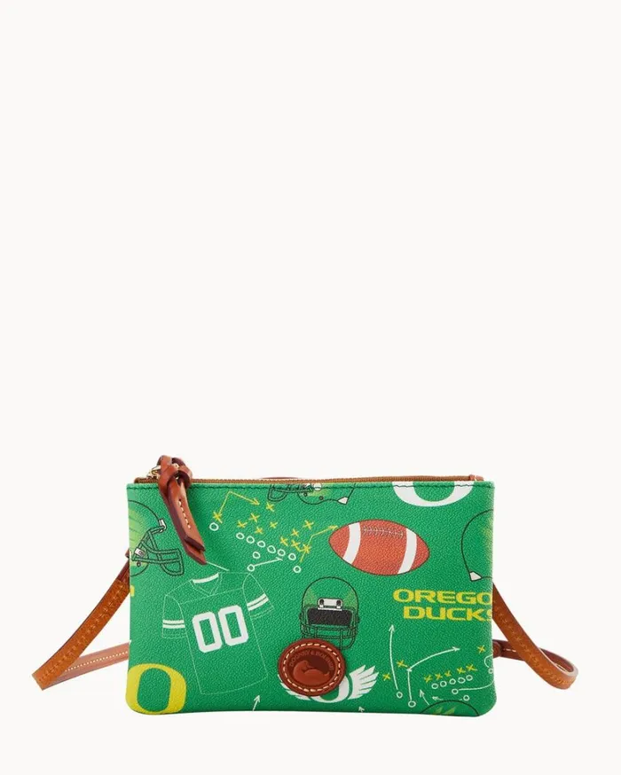Collegiate University Of Oregon Top Zip Crossbody University Of Oregon Women Dooney and Bourke Crossbodies Collegiate University Of Oregon Top Zip Crossbody University Of Oregon Women Dooney and Bourke Crossbodies