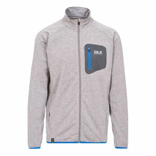 Colson DLX Active Jacket Grey Marl Men Trespass Gym and Sports Tops