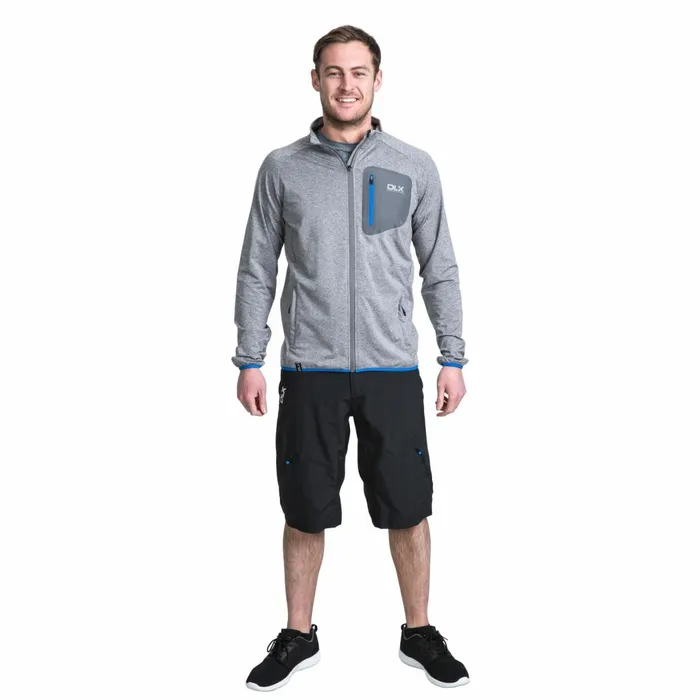 Colson DLX Active Jacket Grey Marl Men Trespass Gym and Sports Tops