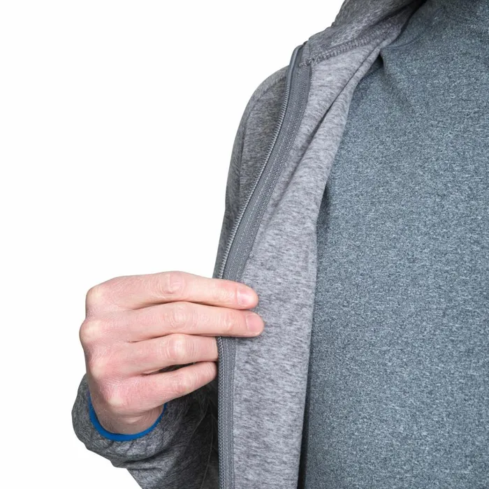 Colson DLX Active Jacket Grey Marl Men Trespass Gym and Sports Tops