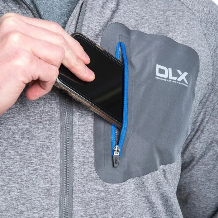 Colson DLX Active Jacket Grey Marl Men Trespass Gym and Sports Tops