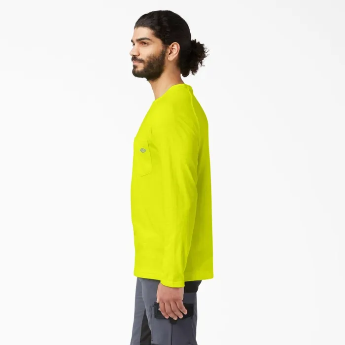 Cooling Long Sleeve Pocket TShirt Bright Yellow Bright Yellow bwd Men Dickies Long Sleeve Work Shirts Cooling Long Sleeve Pocket TShirt Bright Yellow Bright Yellow bwd Men Dickies Long Sleeve Work Shirts