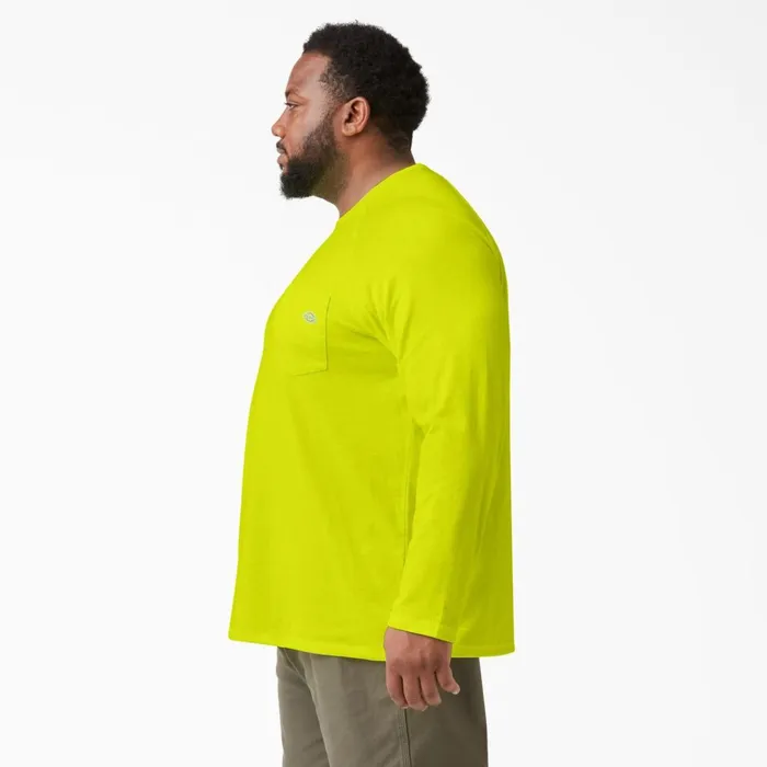 Cooling Long Sleeve Pocket TShirt Bright Yellow Bright Yellow bwd Men Dickies Long Sleeve Work Shirts Cooling Long Sleeve Pocket TShirt Bright Yellow Bright Yellow bwd Men Dickies Long Sleeve Work Shirts