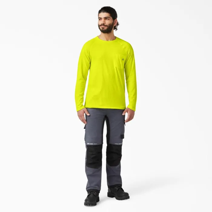 Cooling Long Sleeve Pocket TShirt Bright Yellow Bright Yellow bwd Men Dickies Long Sleeve Work Shirts Cooling Long Sleeve Pocket TShirt Bright Yellow Bright Yellow bwd Men Dickies Long Sleeve Work Shirts