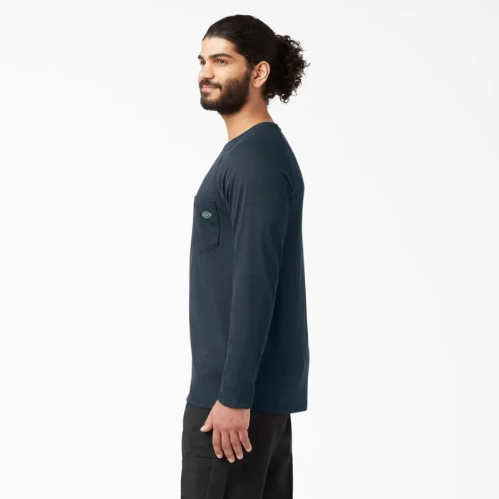 Cooling Long Sleeve Pocket TShirt Dark Navy Dark Navy dn Men Dickies Long Sleeve Work Shirts Cooling Long Sleeve Pocket TShirt Dark Navy Dark Navy dn Men Dickies Long Sleeve Work Shirts