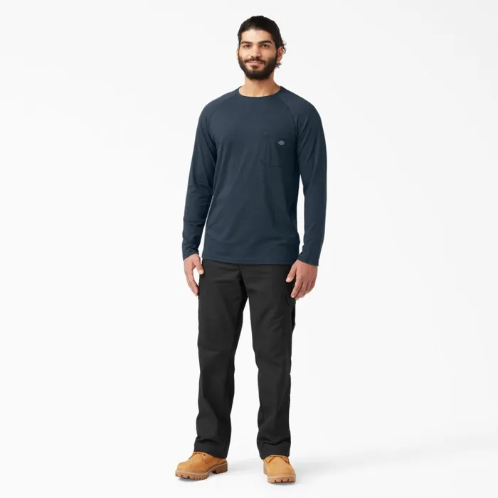 Cooling Long Sleeve Pocket TShirt Dark Navy Dark Navy dn Men Dickies Long Sleeve Work Shirts Cooling Long Sleeve Pocket TShirt Dark Navy Dark Navy dn Men Dickies Long Sleeve Work Shirts