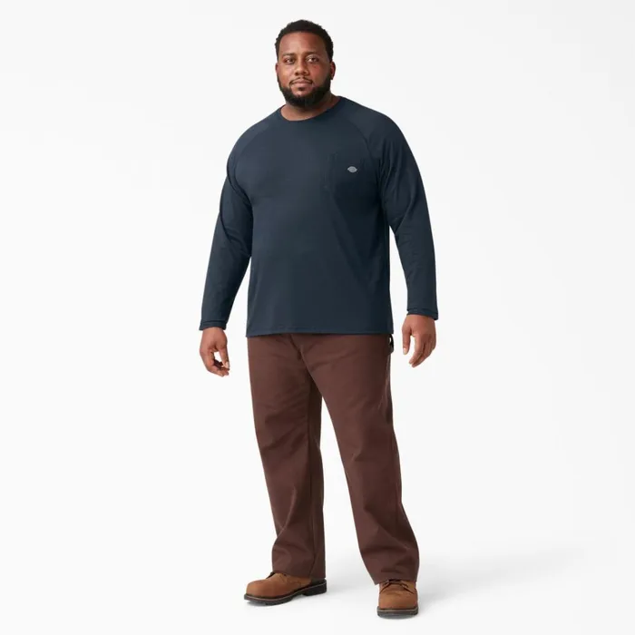 Cooling Long Sleeve Pocket TShirt Dark Navy Dark Navy dn Men Dickies Long Sleeve Work Shirts Cooling Long Sleeve Pocket TShirt Dark Navy Dark Navy dn Men Dickies Long Sleeve Work Shirts