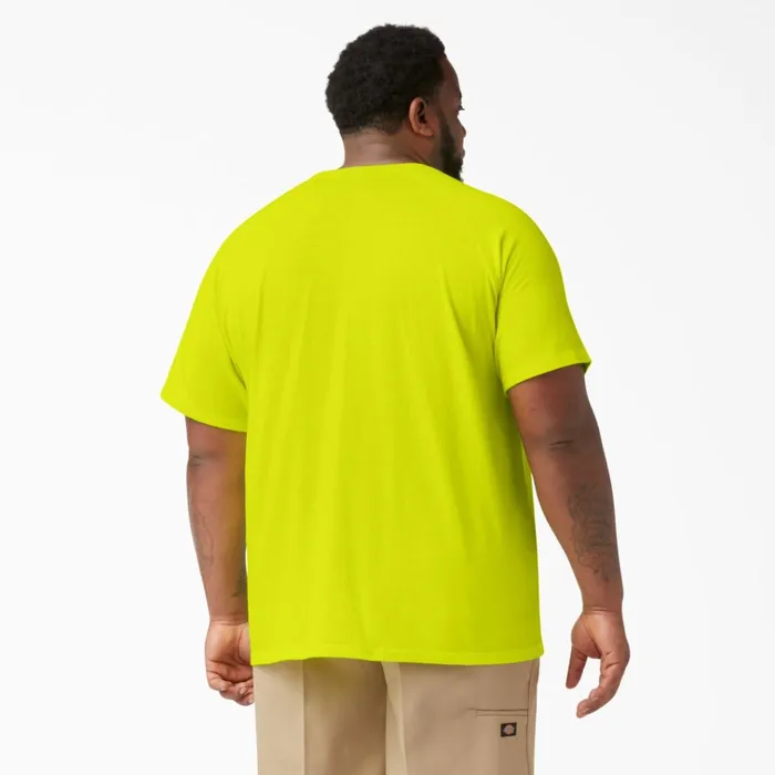 Cooling Short Sleeve Pocket TShirt Bright Yellow Bright Yellow bwd Men Dickies Work Shirts Cooling Short Sleeve Pocket TShirt Bright Yellow Bright Yellow bwd Men Dickies Work Shirts
